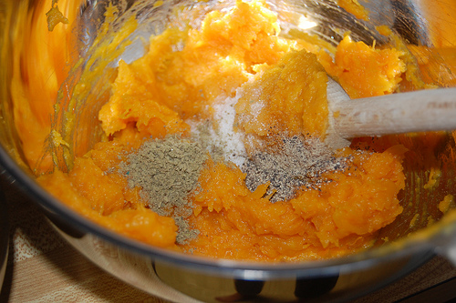 the full butternut squash component