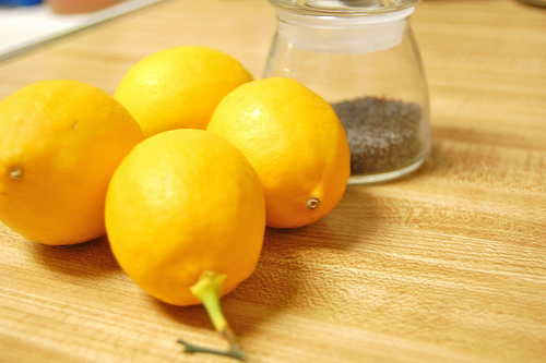 lemons and poppyseeds