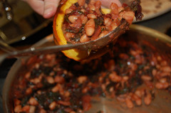 filling the squash