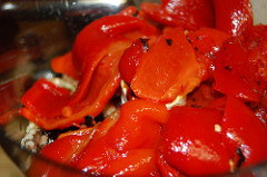 red bell peppers