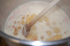 lentils boiling